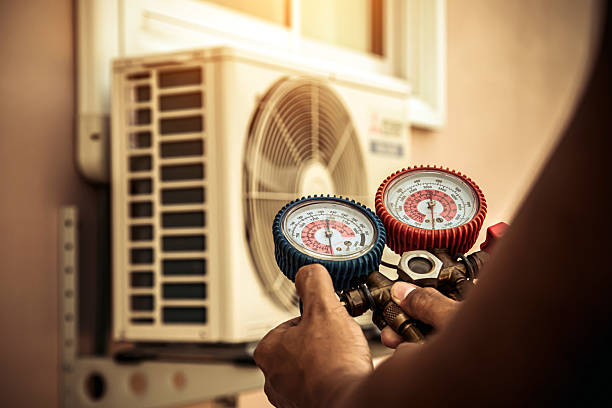Professional Hvac technician working in Buena Vista, VA